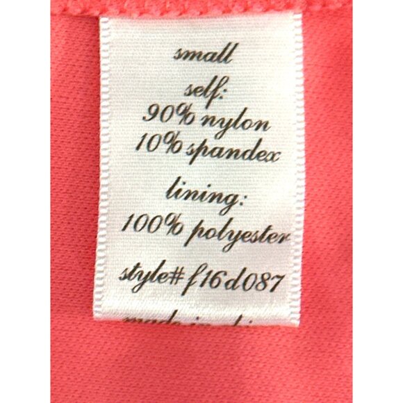 Alya Coral Lace Shift Dress Scalloped Hem Sleeveless Boho Mini Summer Fit - Picture 10 of 13